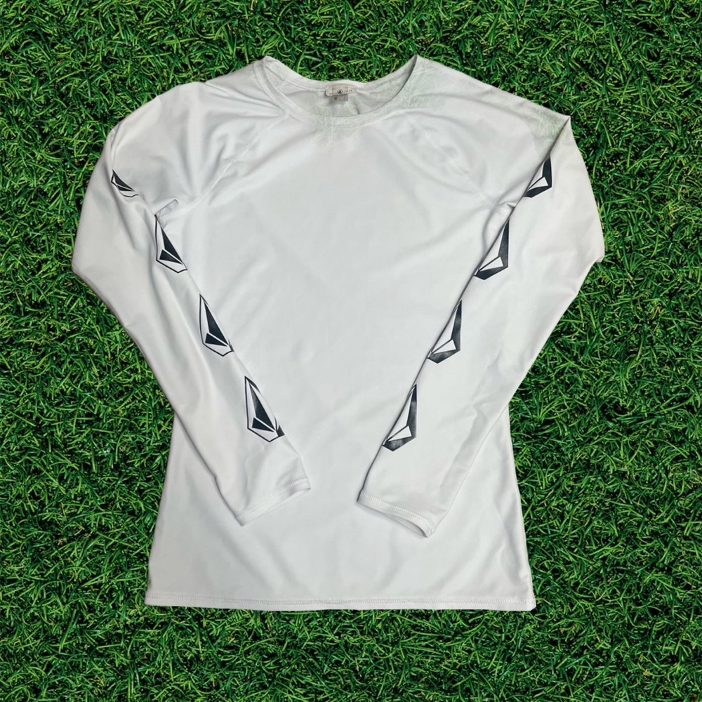 Volcom 298894 Women's Regular Simply Core Long Sleeve Rashguard White, Small